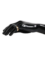 Gold Silberfarbener Ring aus echtem Messing mit DG Logo