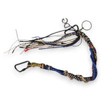 Multicolor Braided Rope Logo Bag Shoulder Strap