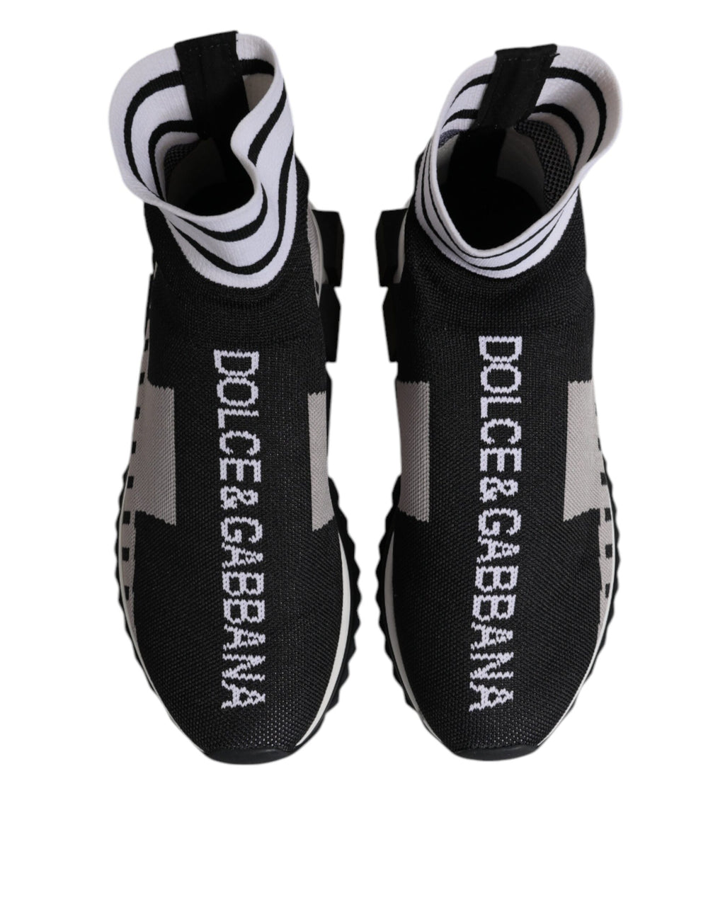 Black Grey Sorrento Socks Women Sneakers Shoes