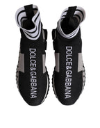 Black Grey Sorrento Socks Women Sneakers Shoes