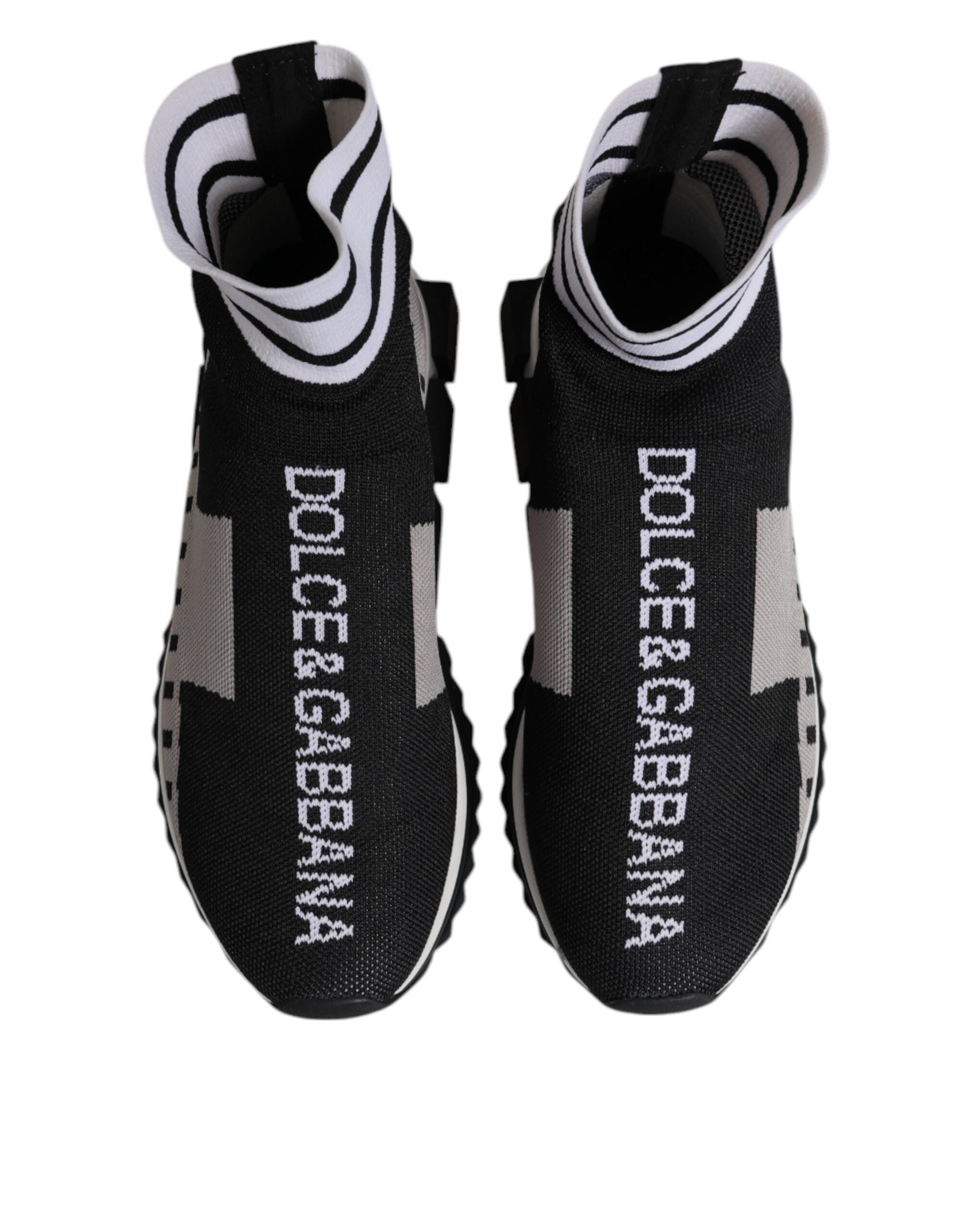 Black Grey Sorrento Socks Women Sneakers Shoes