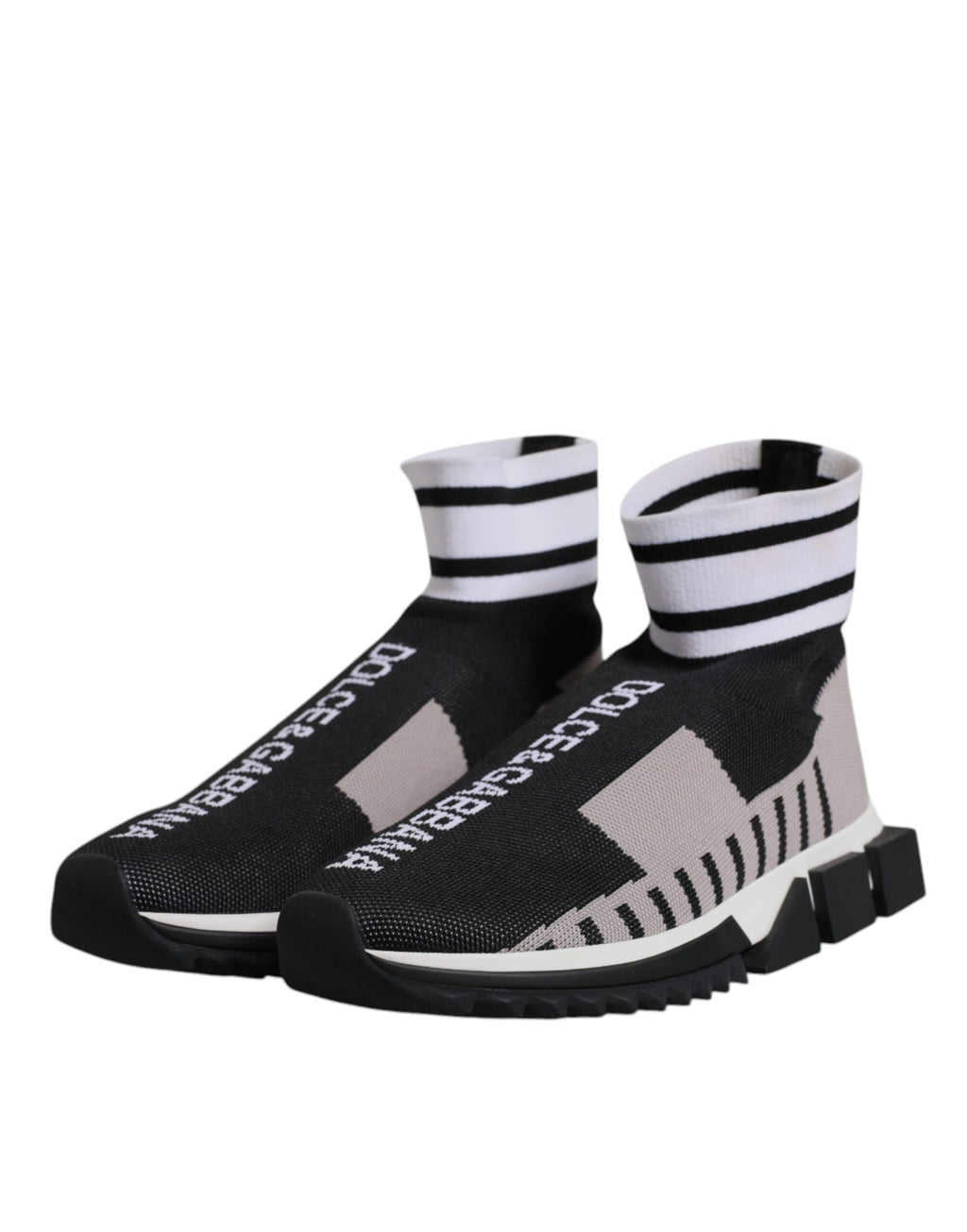 Black Grey Sorrento Socks Women Sneakers Shoes