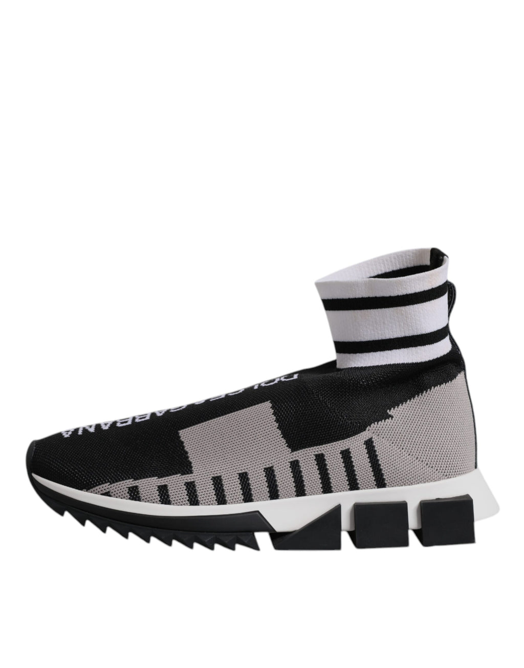 Black Grey Sorrento Socks Women Sneakers Shoes