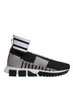 Black Grey Sorrento Socks Women Sneakers Shoes