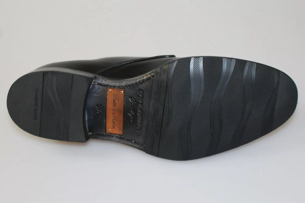 Schuhe aus schwarzem Leder SARTORIA Hand Made