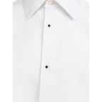 White Cotton Dress Shirt