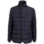Blue Polyester Coat