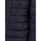 Blue Polyester Coat