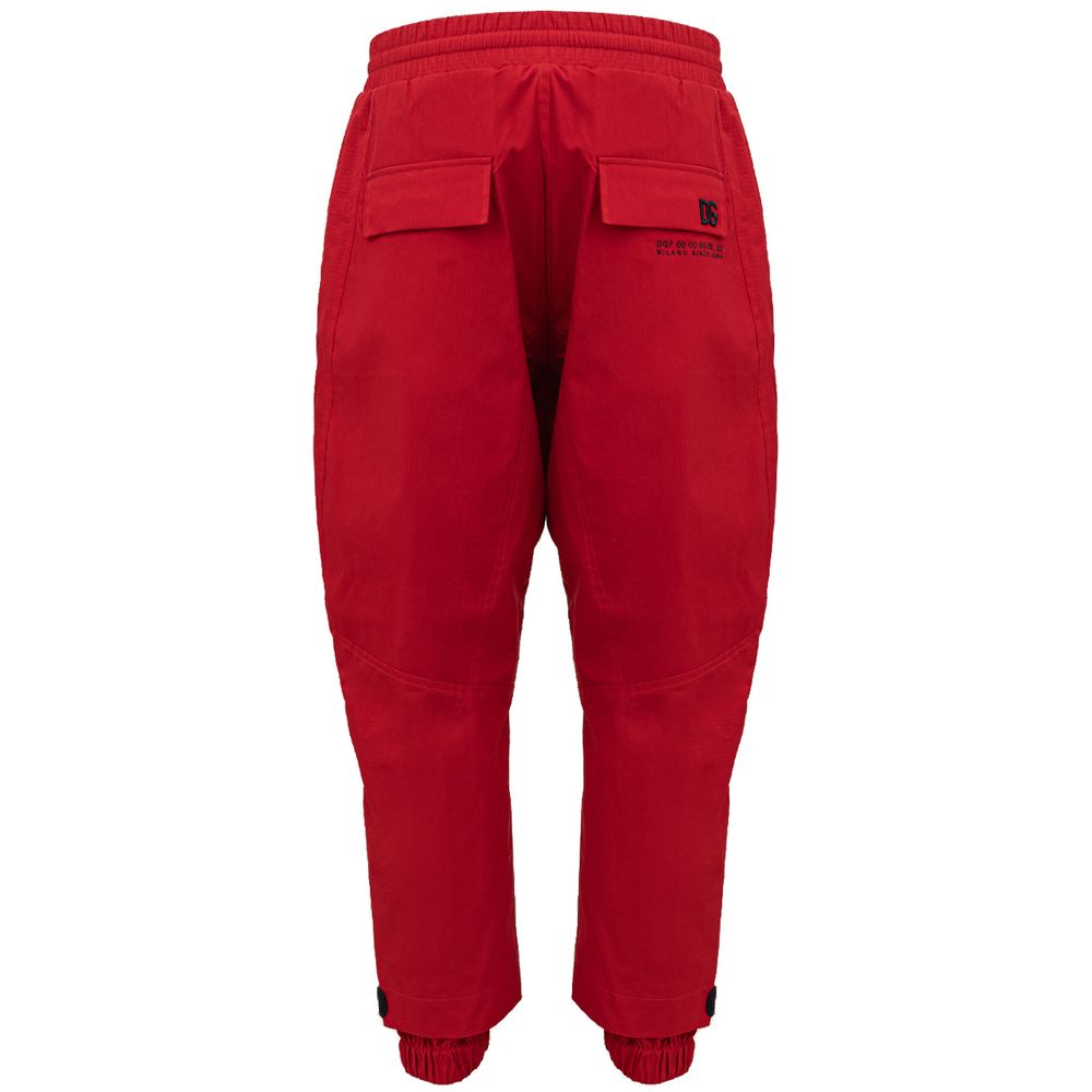 Rote Polyamid-Sporthose