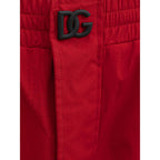 Rote Polyamid-Sporthose