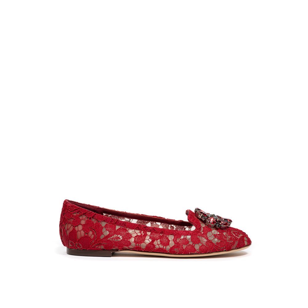 Ballerine rosse in viscosa