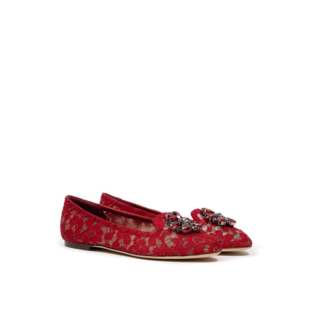 Ballerine rosse in viscosa