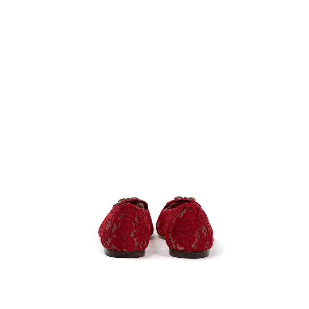 Ballerine rosse in viscosa