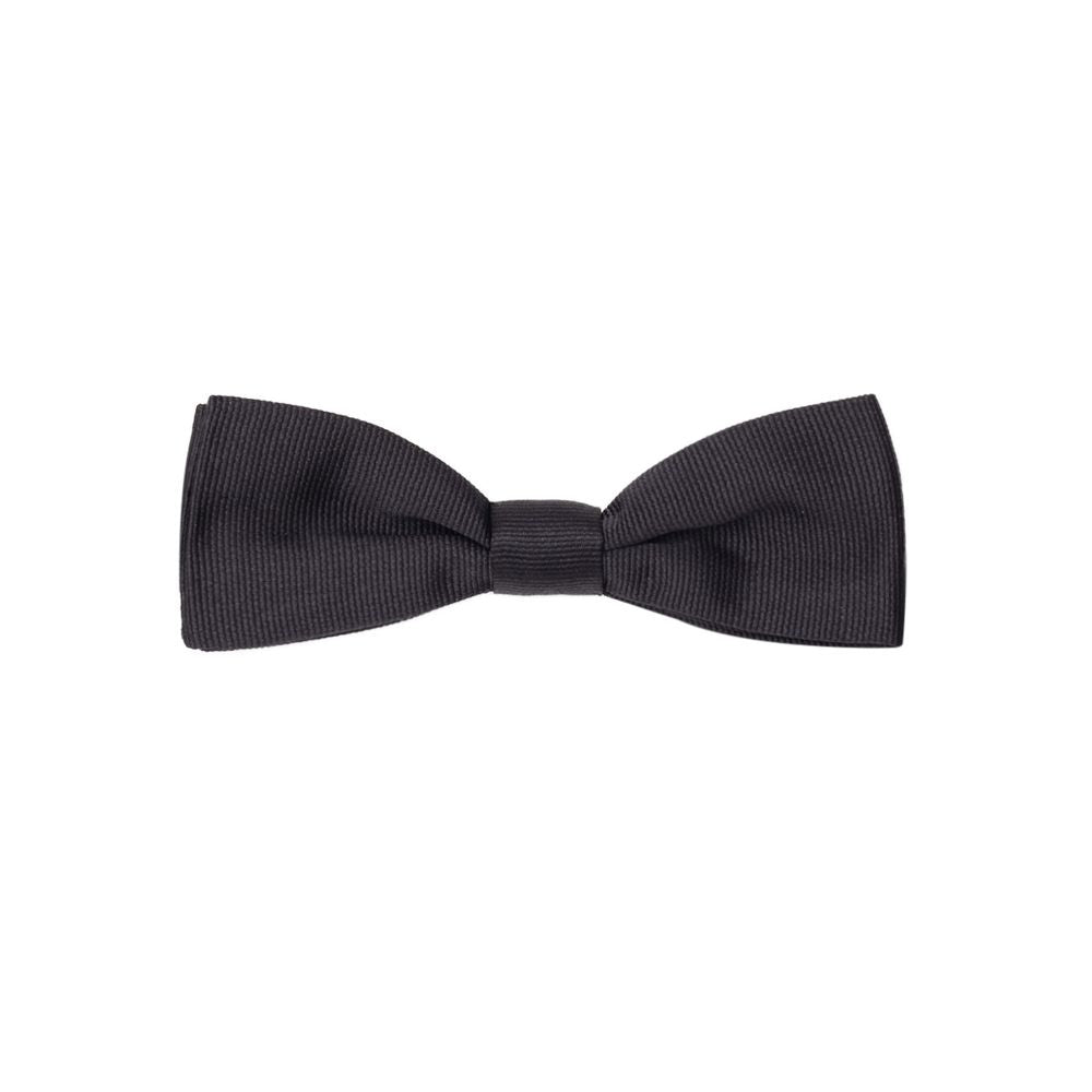 Papillon in seta nera