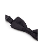 Papillon in seta nera