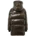 Grüner Polyamid-Parka