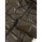 Grüner Polyamid-Parka