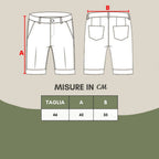 Multicolor Viscose Shorts