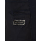 Blauer Blazer aus Wolle
