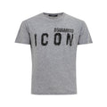 Graues Baumwoll-T-Shirt