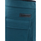 Blue Cotton Athletic Pants