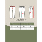 Blue Cotton Athletic Pants