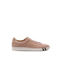 Rosa Leder-Low-Top-Sneaker