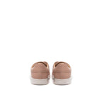 Rosa Leder-Low-Top-Sneaker