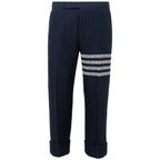Blue Marabou Casual Pants