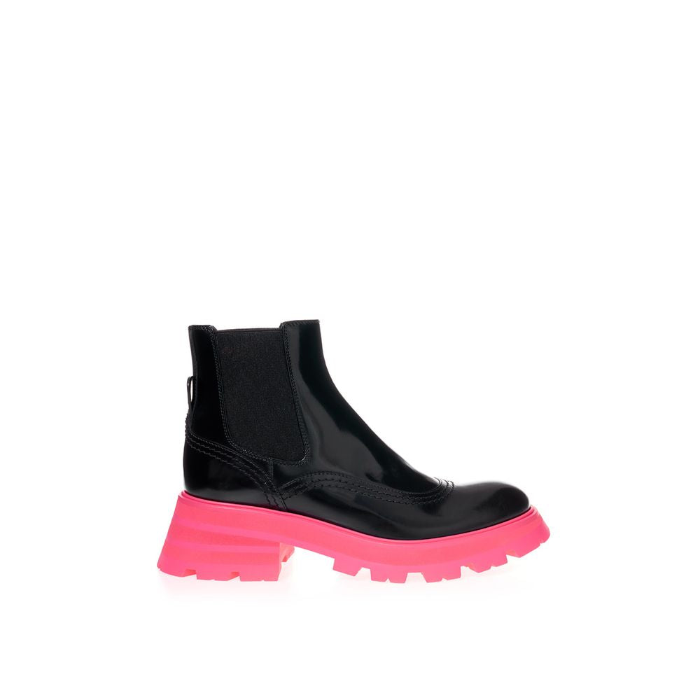 Schwarze Chelsea Boots aus Leder