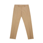Brown Cotton Chino Pants