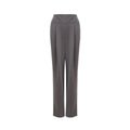 Freizeithose aus grauer Wolle