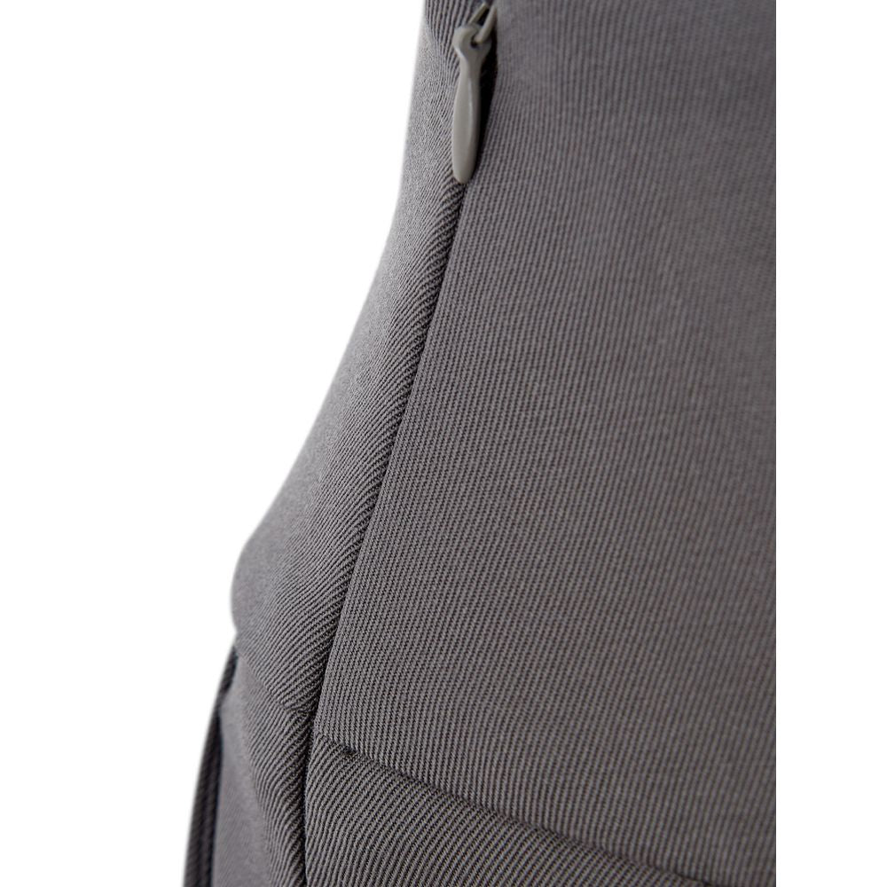 Freizeithose aus grauer Wolle
