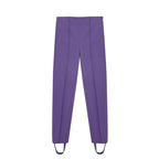 Purple Viscose Athletic Pants