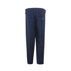 Blue Linen Casual Pants