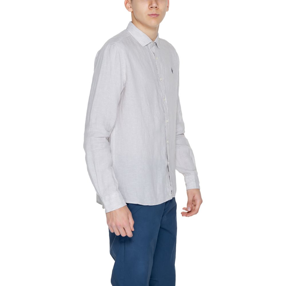 Camicia Elegante in Lino Beige