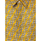 Yellow Silk Shortsleeve Shirt
