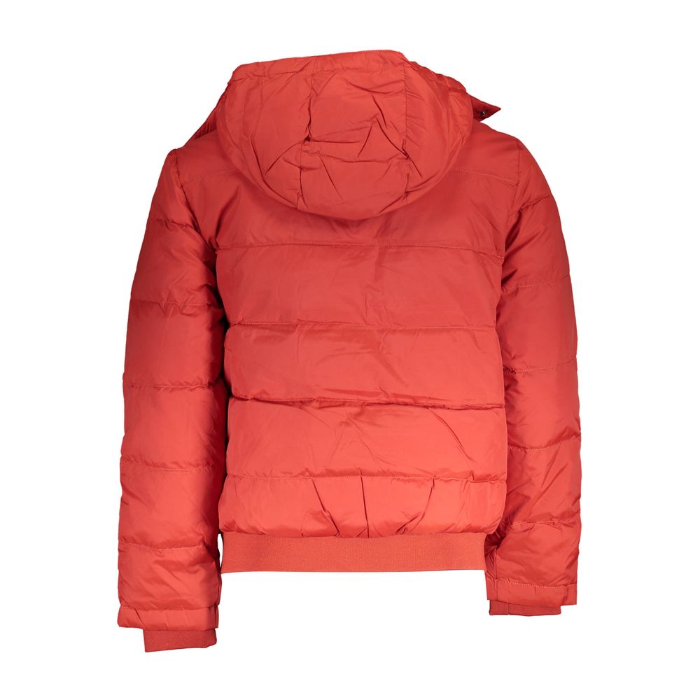 Orange Polyamid Herrenjacke
