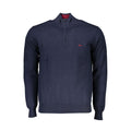 Blue Cotton Men's Sweater