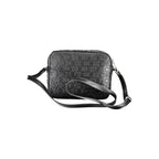 Borsa a tracolla da donna in poliestere nero