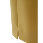 Gold Cotton Casual Pants