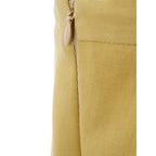 Gold Cotton Casual Pants