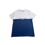 Blue Cotton Men T-Shirt