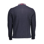 Blue Cotton Men's Polo Shirt