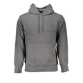 Eleganter grauer Kapuzenpullover