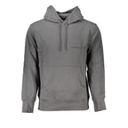 Eleganter grauer Kapuzenpullover