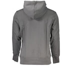 Eleganter grauer Kapuzenpullover