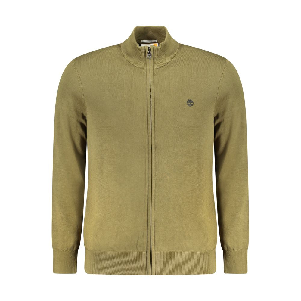 Grüne Bio-Baumwolle Herren Cardigan
