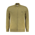 Grüne Bio-Baumwolle Herren Cardigan