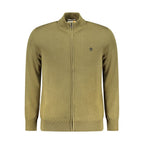 Grüne Bio-Baumwolle Herren Cardigan